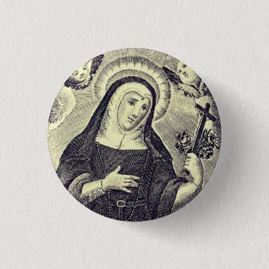 St. Rita von Cascia Button (Vorderseite)