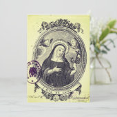 St. Rita von Cascia Einladung (Stehend Vorderseite)