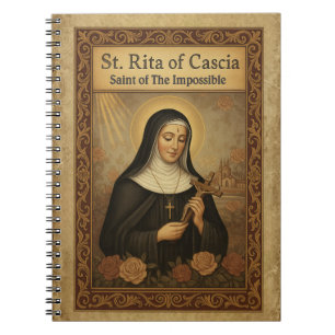 St. Rita von Cascia, Heilige der Unmöglichen, kath Notizblock