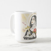 St. Rita von Cascia Kaffeetasse (Vorderseite Links)
