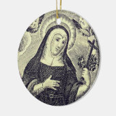 St. Rita von Cascia Keramik Ornament (Links)