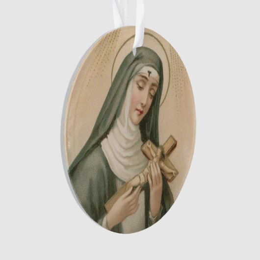 St. Rita von Cascia (M 015) Circular Acrylic Ornament (Vorderseite)