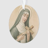 St. Rita von Cascia (M 015) Circular Acrylic Ornament (Vorderseite)