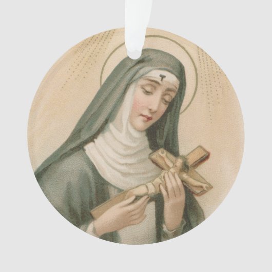 St. Rita von Cascia (M 015) Circular Acrylic Ornament (Vorderseite)