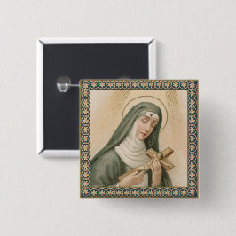 St. Rita von Cascia (M 015) Platz Button