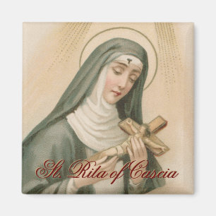 St. Rita von Cascia (M 015) Platz Magnet