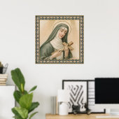 St. Rita von Cascia (M 015) Poster (Heimbüro)