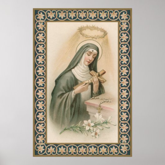St. Rita von Cascia (M 015) Poster (Vorne)