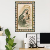 St. Rita von Cascia (M 015) Poster (Heimbüro)