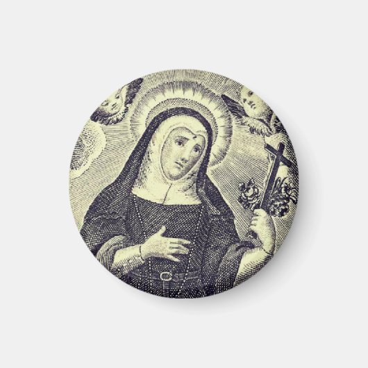 St. Rita von Cascia Magnet (Vorne)