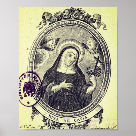 St. Rita von Cascia Poster (Vorne)