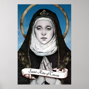 St. Rita von Cascia Poster