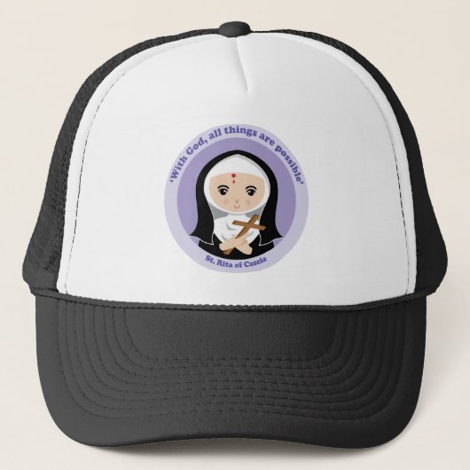 St. Rita von Cascia Truckerkappe (Vorderseite)