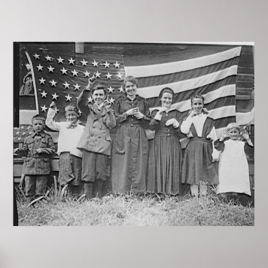 St. Rita's School Students Cincinnati 1918 Poster (Vorne)