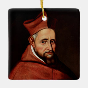 St. Robert Bellarmin Schutzpatron der Kirchenrecht Keramikornament