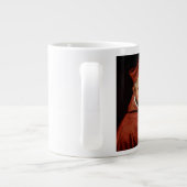 St. Robert Bellarmine Römische Bibliothek Kunst Jumbo-Tasse (Rückseite)