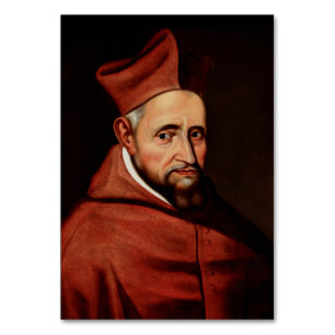 St. Robert Bellarmine Römische Bibliothek Kunst Tischnummer