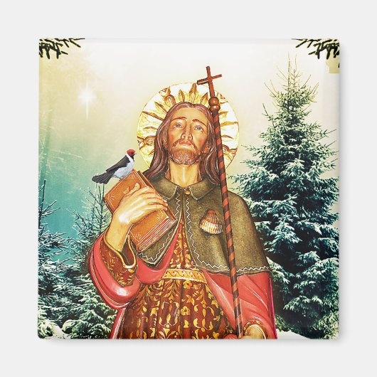 St. Rocco - San Rocco - St. Roch Religious Magnet (Vorne)