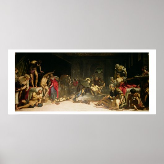 St. Roch Curing the Plague Poster (Vorne)