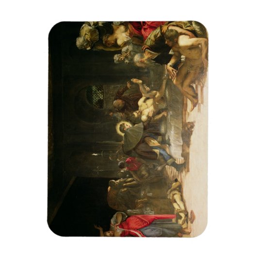 St. Roch, der die Pest heilt Magnet (Vertikal)