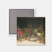 St. Roch, der die Pest heilt Magnet (Vorderseite/Rückseite)