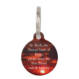 St. Roch, Schutzheilige der Hunde Haustiermarke