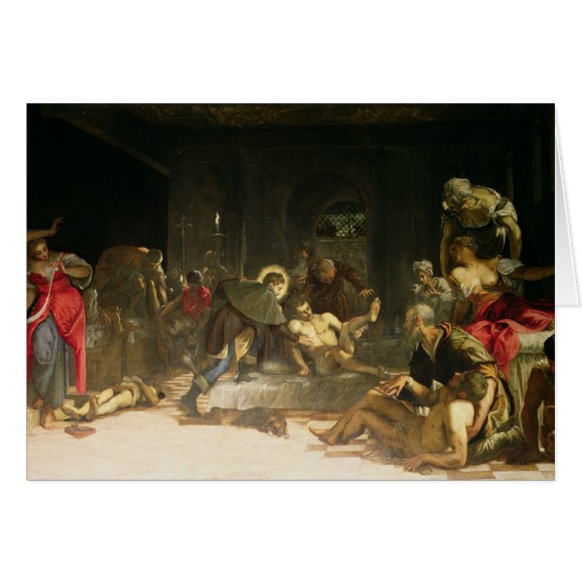 St. Roch, welches die Pest kuriert (Vorderseite (Horizontal))