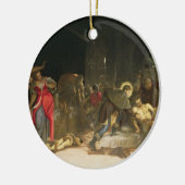 St. Roch, welches die Pest kuriert Keramikornament (Links)