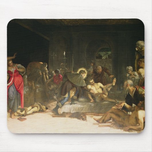 St. Roch, welches die Pest kuriert Mousepad (Vorne)