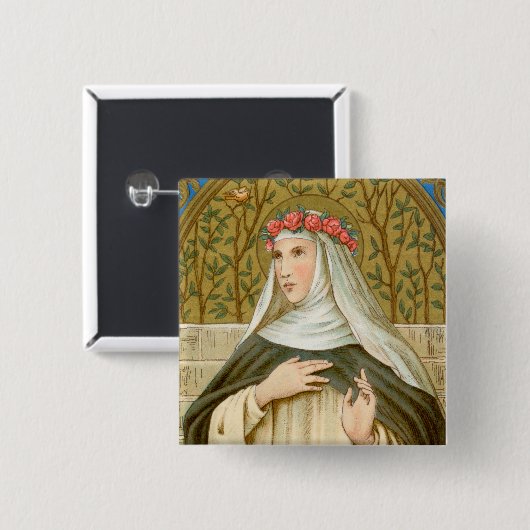 St. Rosa von Lima (BK 020) Button (Vorne & Hinten)