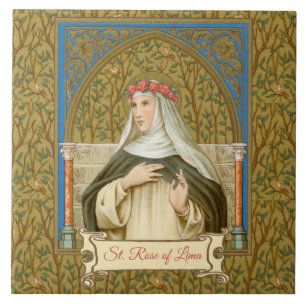 St. Rosa von Lima (BK 020) Fliese