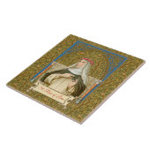 St. Rosa von Lima (BK 020) Fliese (Seite)