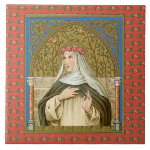 St. Rosa von Lima (BK 020) Fliese