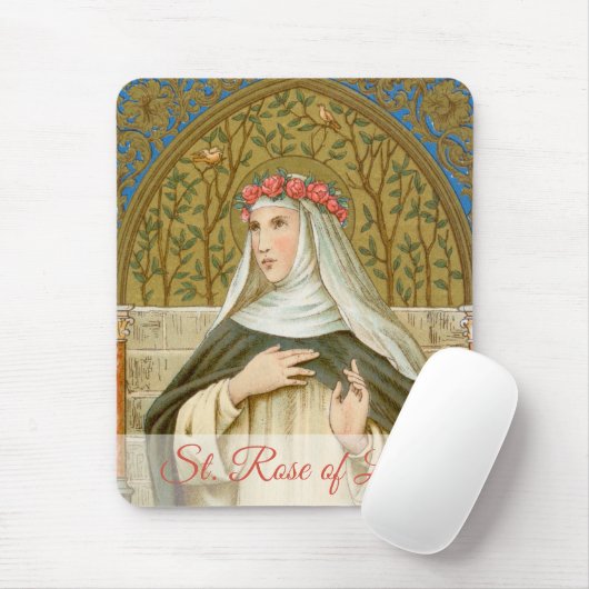 St. Rosa von Lima (BK 020) Mousepad (Mit Mouse)