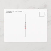 St. Rose Lima (BK 020) Postkarte (Rückseite)