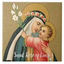 St. Rose Lima und das Christkind (M 023)