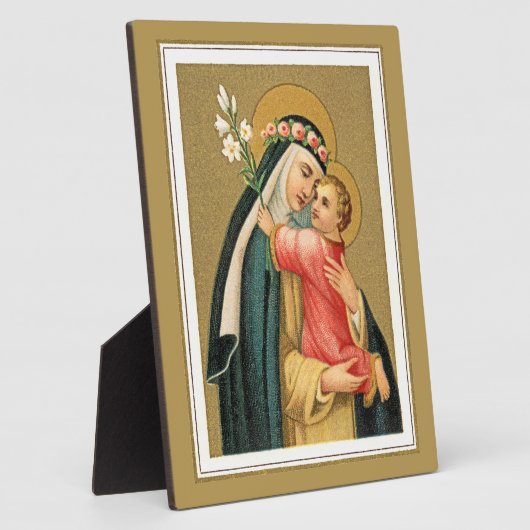 St. Rose Lima und das Christkind (M 023) Fotoplatte (Seite)