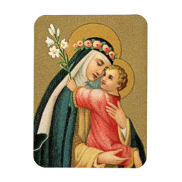 St. Rose Lima und das Christkind (M 023) Magnet