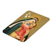 St. Rose Lima und das Christkind (M 023) Magnet (Linke Seite)