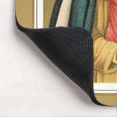 St. Rose Lima und das Christkind (M 023) Mousepad (Ecke)