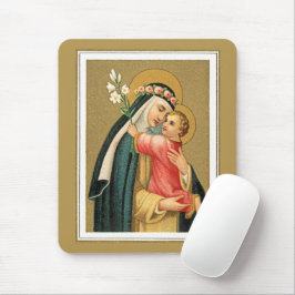 St. Rose Lima und das Christkind (M 023) Mousepad
