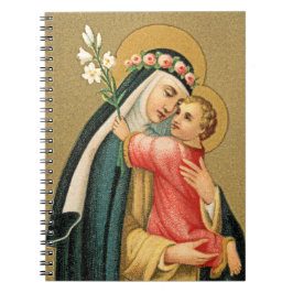 St. Rose Lima und das Christkind (M 023) Notizblock