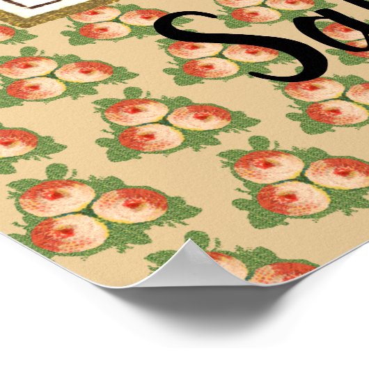 St. Rose Lima und das Christkind (M 023) Poster (Ecke)