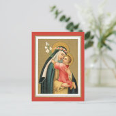 St. Rose Lima und das Christkind (M 023) Postkarte (Stehend Vorderseite)