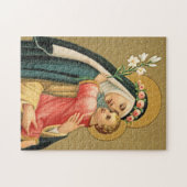 St. Rose Lima und das Christkind (M 023) Puzzle (Horizontal)