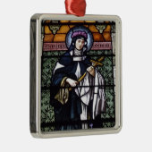 St. Rose von Lima - beten Sie für uns-beflecktes Ornament Aus Metall (Rechts)