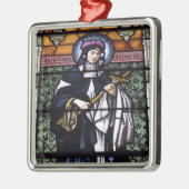 St. Rose von Lima - beten Sie für uns-beflecktes Ornament Aus Metall (Links)