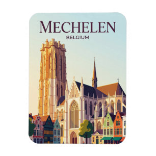 St.-Rumbolds-Kathedrale, Mechelen, Flandern, Belgi Magnet