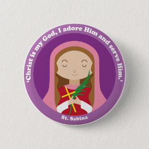St. Sabina Button