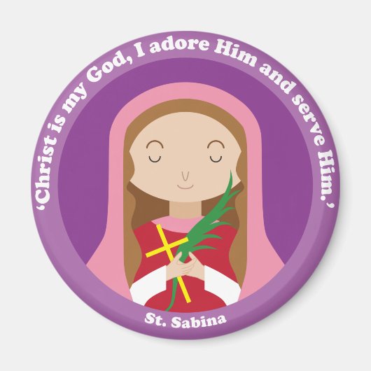 St. Sabina Magnet (Vorne)